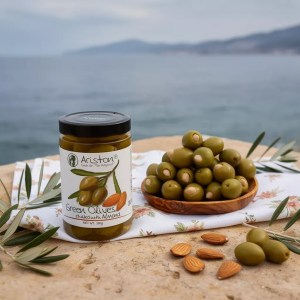 Măsline Verzi Umplute cu Migdale